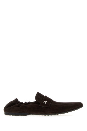 Dark brown suede Palermo BB loafers BALENCIAGA (866552WCBU3)