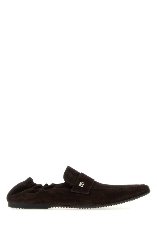 Dark brown suede Palermo BB loafers BALENCIAGA (866552WCBU3)