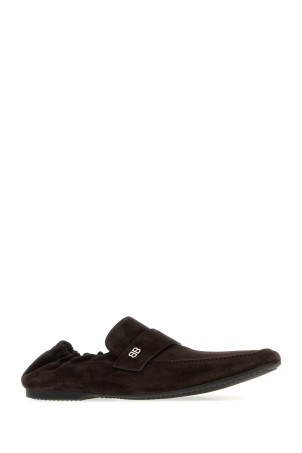 Dark brown suede Palermo BB loafers BALENCIAGA (866552WCBU3)