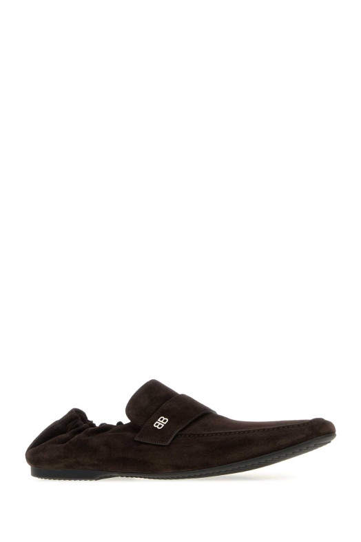 Dark brown suede Palermo BB loafers BALENCIAGA (866552WCBU3)