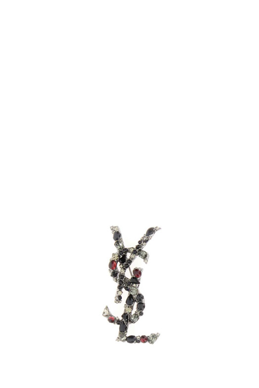 Embellished metal Cassandre pin SAINT LAURENT (870095Y15VR)