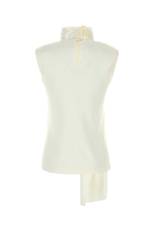 Ivory stretch satin top BOTTEGA VENETA (871259V6KR0)