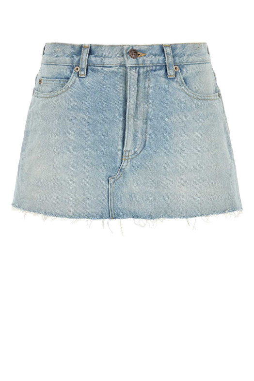 Джинсовая юбка-брюки BALENCIAGA (872186TDW14)