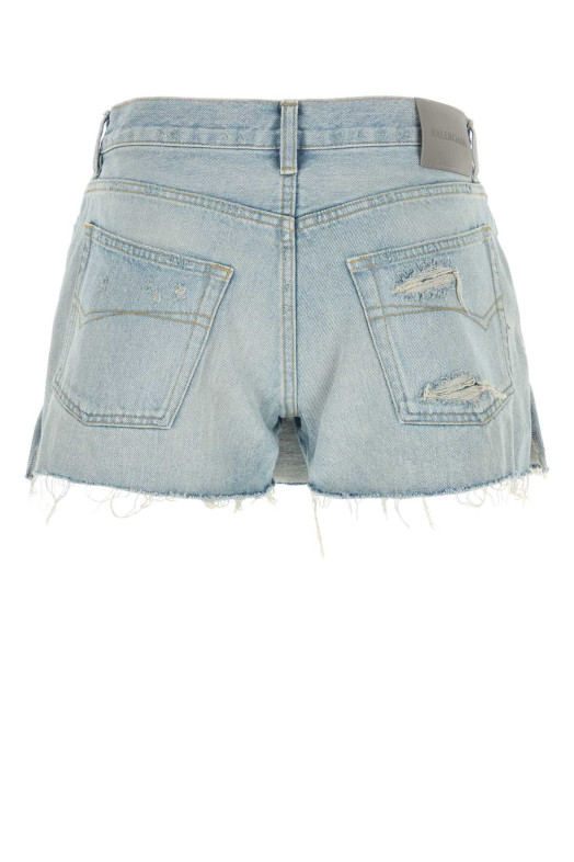 Джинсовая юбка-брюки BALENCIAGA (872186TDW14)