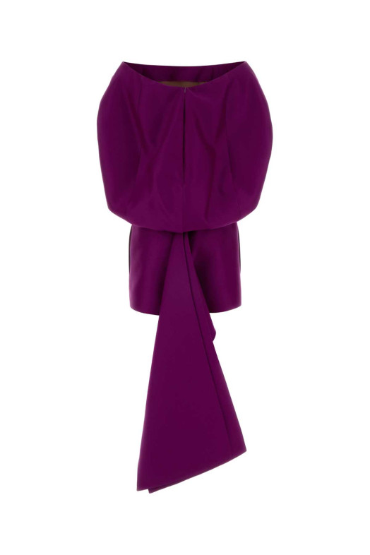 Purple wool blend mini dress BALENCIAGA (875842TUT22)