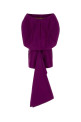 Purple wool blend mini dress BALENCIAGA (875842TUT22)
