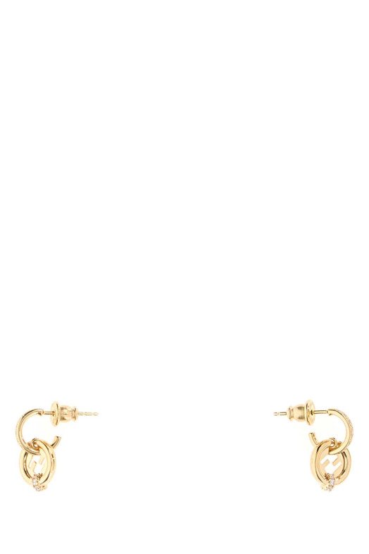 Gold metal EverRound Fendi earrings FENDI (8AL328ATEP)