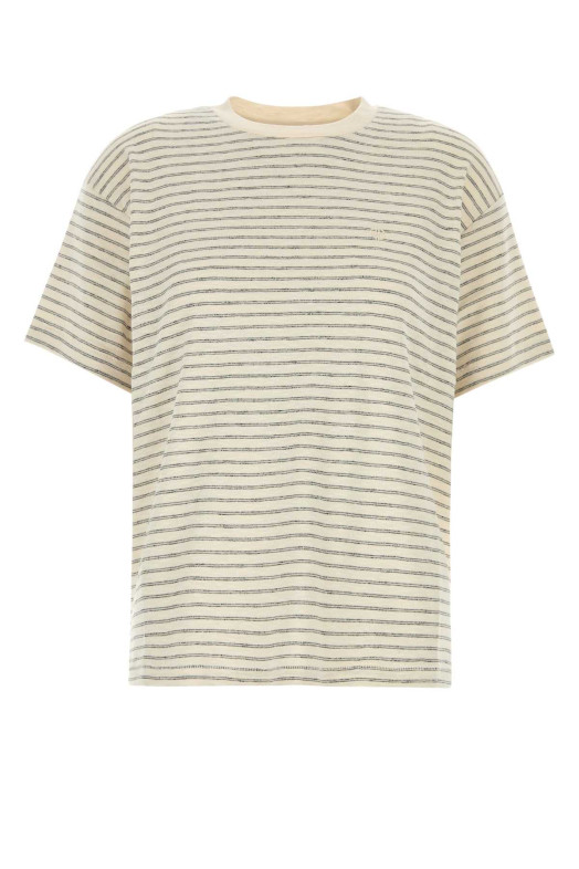 Embroidered cotton blend oversize Cade t-shirt ANINE BING (A0812380)