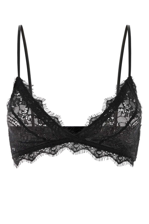 Black stretch lace bra ANINE BING (A100003)