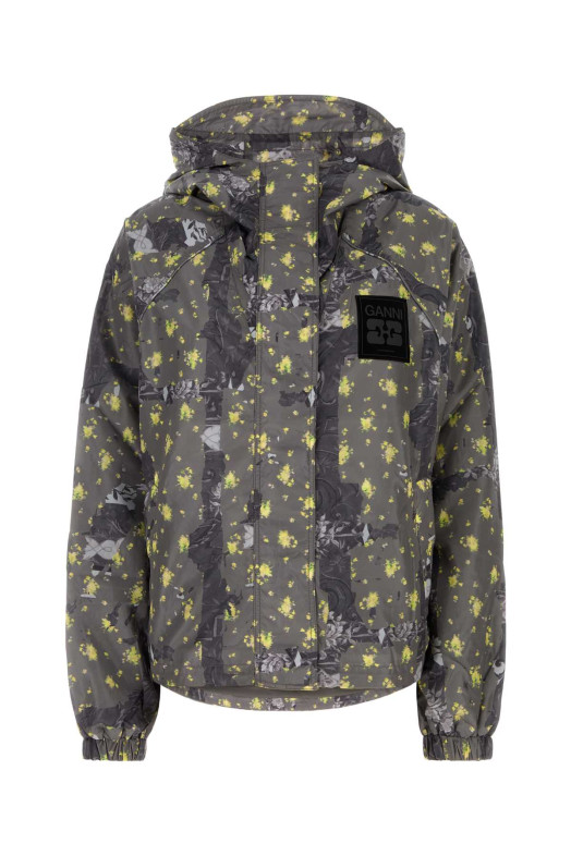 Printed nylon jacket GANNI (A1010216)
