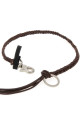 Chocolate leather Ladon necklace OUR LEGACY (A2268LBR)
