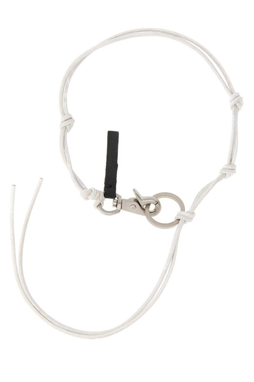 White leather Ladon necklace OUR LEGACY (A2268LEL)
