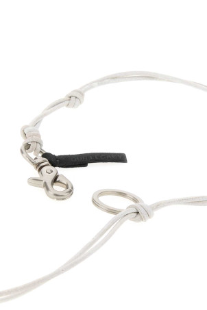 White leather Ladon necklace OUR LEGACY (A2268LEL)