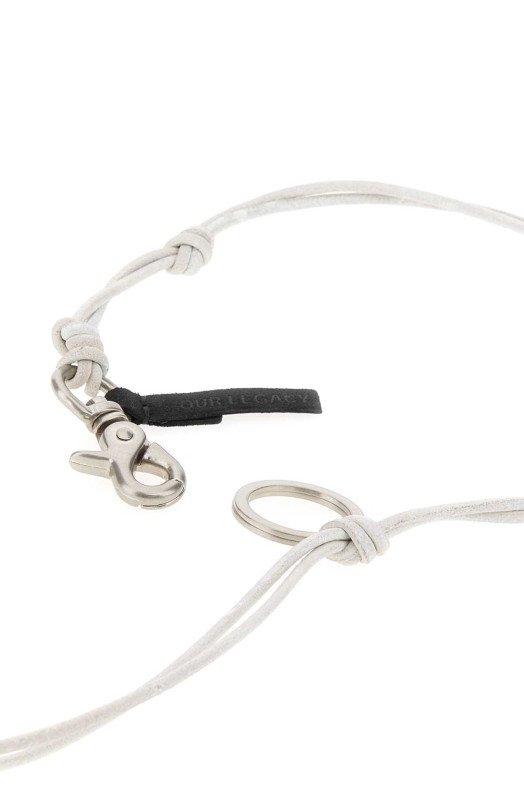 White leather Ladon necklace OUR LEGACY (A2268LEL)
