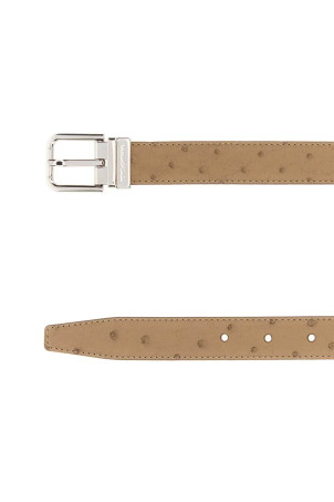 Camel leather reversible belt DOLCE & GABBANA (BC4337A8M90)