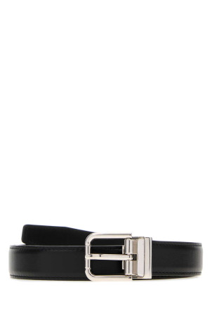 Black leather belt Black DOLCE & GABBANA (BC4337A9O85)