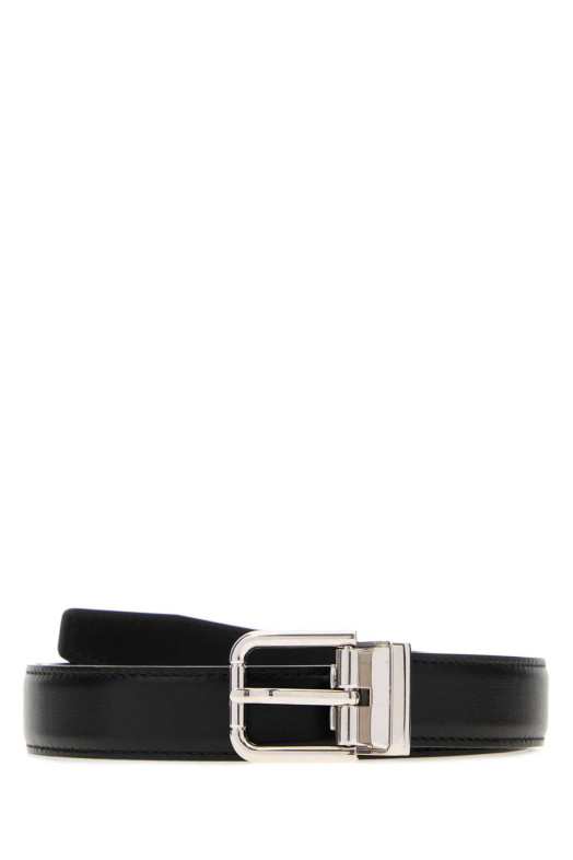 Black leather belt Black DOLCE & GABBANA (BC4337A9O85)