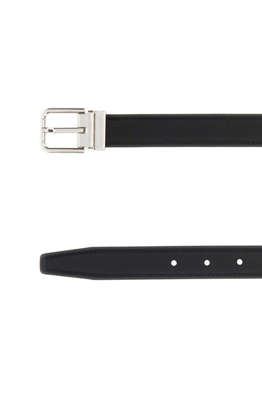Black leather belt Black DOLCE & GABBANA (BC4337A9O85)