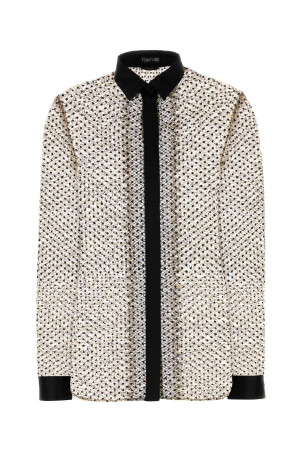 Printed lace shirt TOM FORD (CA3349FAX1768)