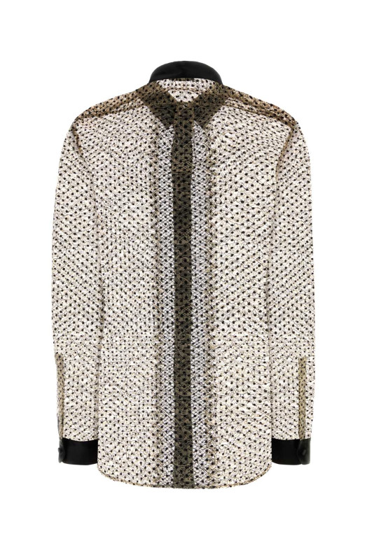 Printed lace shirt TOM FORD (CA3349FAX1768)