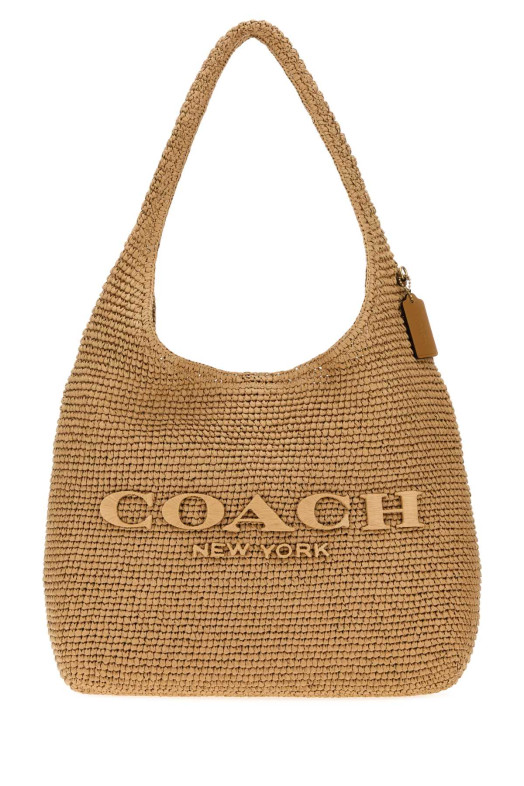 Raffia Brooklyn 39 shoulder bag COACH NEW YORK (CDU76)