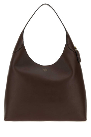 Dark brown leather Brooklyn 39 shoulder bag COACH NEW YORK (CU044)