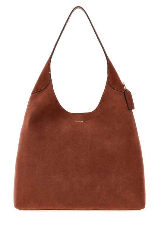 Brick suede Brooklyn 39 shoulder bag COACH NEW YORK (CW636)