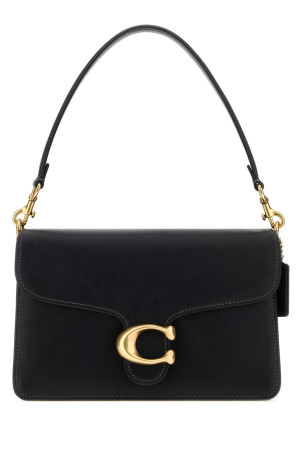 Black leather Tabby shoulder bag COACH NEW YORK (CY919)