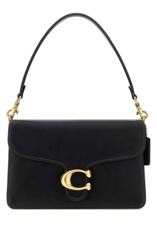 Black leather Tabby shoulder bag COACH NEW YORK (CY919)