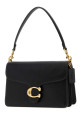 Black leather Tabby shoulder bag COACH NEW YORK (CY919)