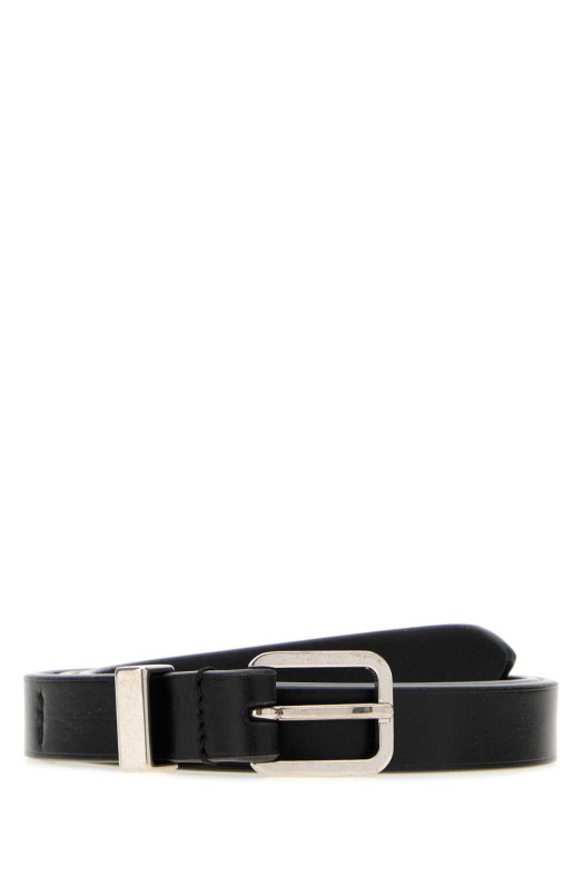 Black leather belt JIL SANDER (J67TP0005P9082)