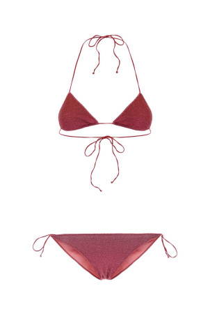 Dark pink nylon blend bikini OSEREE (LPTS250)