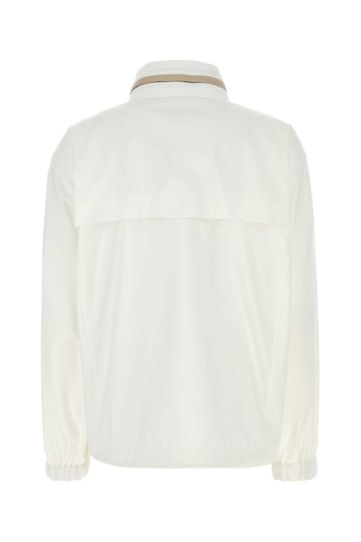 White polyester blend raincoat BRUNELLO CUCINELLI (MB4227719)