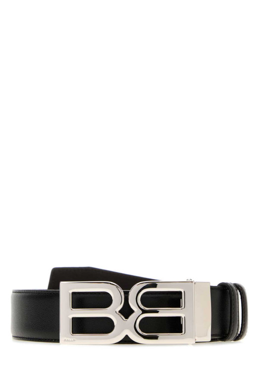 Black leather reversible belt BALLY (MBB05GVT867)