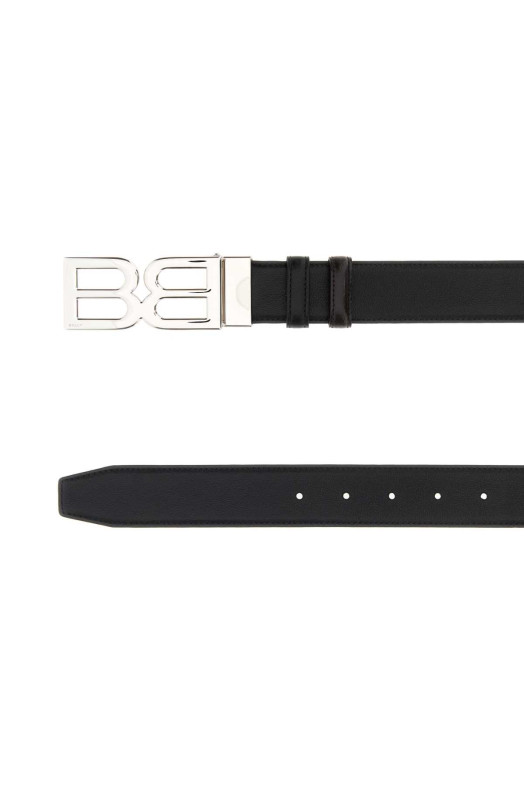 Black leather reversible belt BALLY (MBB05GVT867)