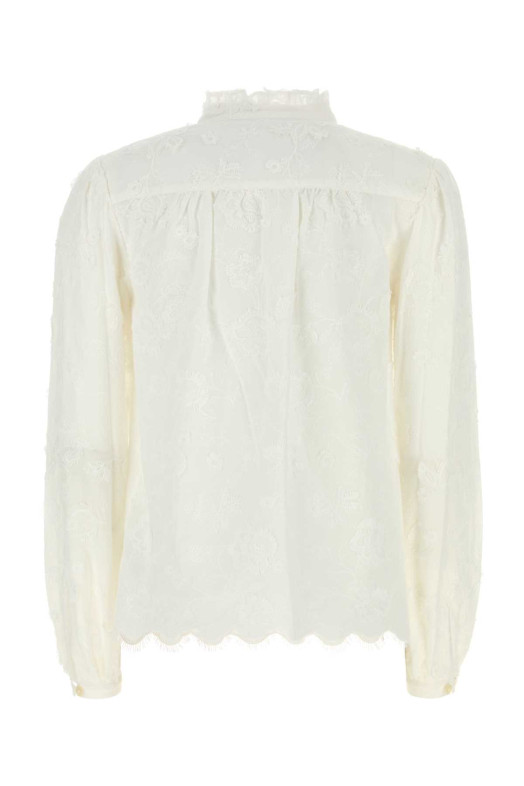 White cotton blouse White MICHAEL BY MICHAEL KORS (MS640Y9KPX)