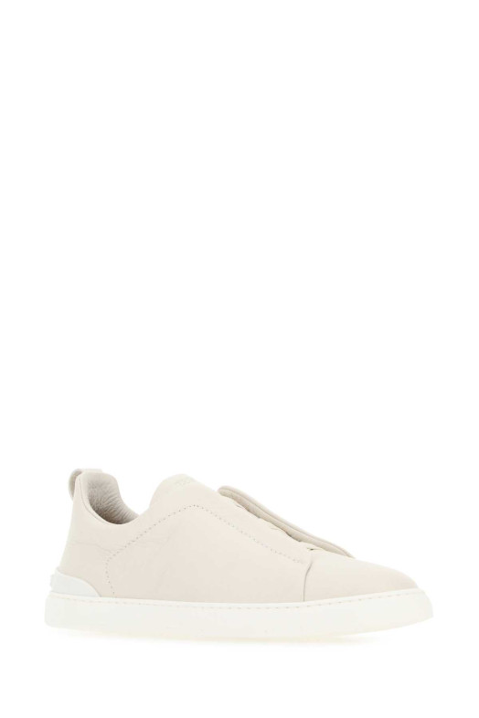 Ivory leather slip ons ZEGNA (RLHCVOS4667Z)