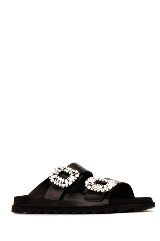 SLIDY VIV СТРАЗОВАЯ ПРЯЖКА СИНИЙ ROGER VIVIER (RVW45818820BSS)