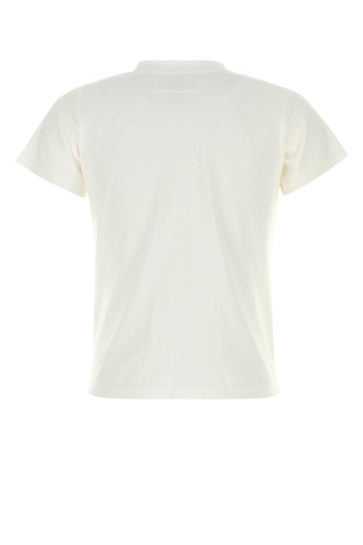 White cotton t-shirt Multicolor MM6 MAISON MARGIELA (S62GD0216M20048)