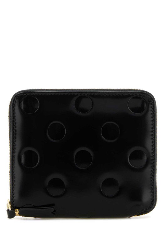 Black leather wallet Black COMME DES GARCONS (SA2100NE)