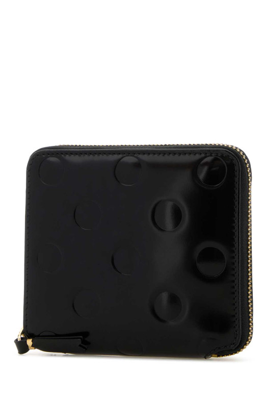 Black leather wallet Black COMME DES GARCONS (SA2100NE)