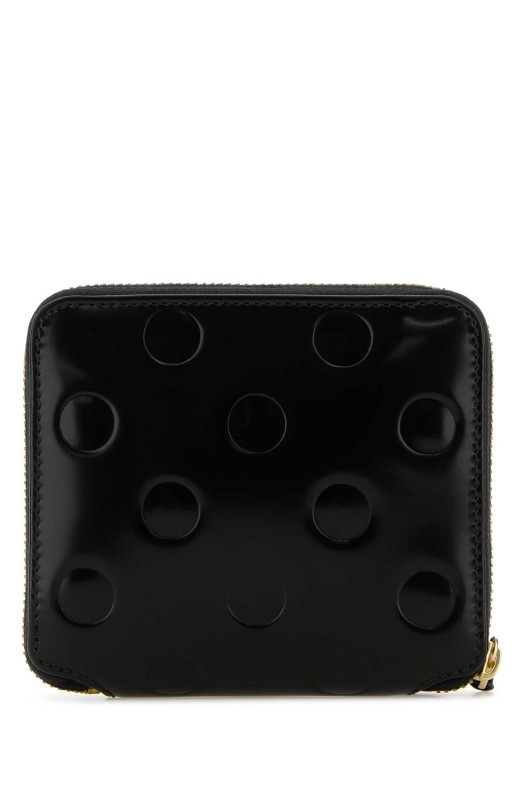 Black leather wallet Black COMME DES GARCONS (SA2100NE)