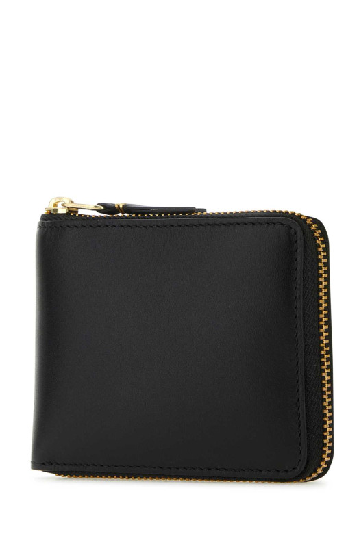 Black leather wallet Black COMME DES GARCONS (SA7100)