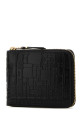 Black leather wallet Black COMME DES GARCONS (SA7100EL)