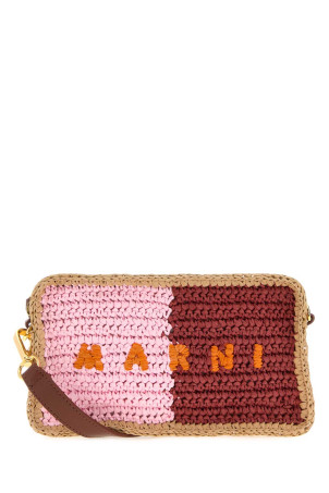 Multicolor raffia Seaside crossbody bag MARNI (SBMP0276U0P9110)