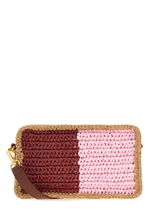 Multicolor raffia Seaside crossbody bag MARNI (SBMP0276U0P9110)