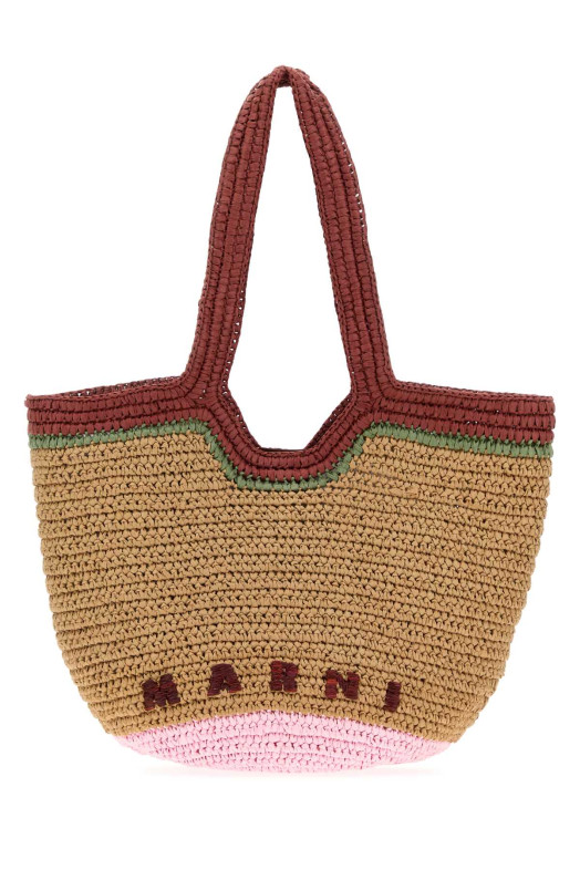 Пляжна сумка з рафії MARNI (SBMP0286A0P9110)