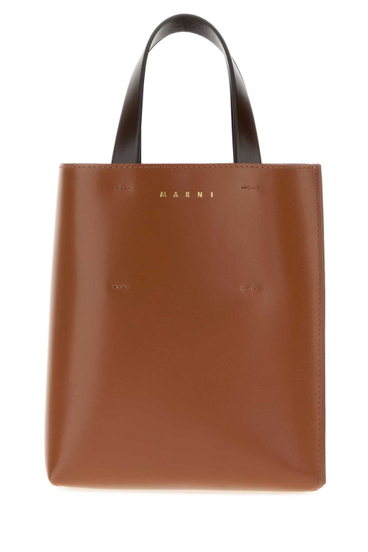 Двухцветная кожаная сумка Museo от MARNI (SHMP0039Y0LV639)