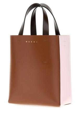 Двоколірна шкіряна сумочка Museo від MARNI (SHMP0039Y0LV639)