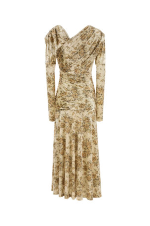 Printed velvet dress GANNI (T4373)